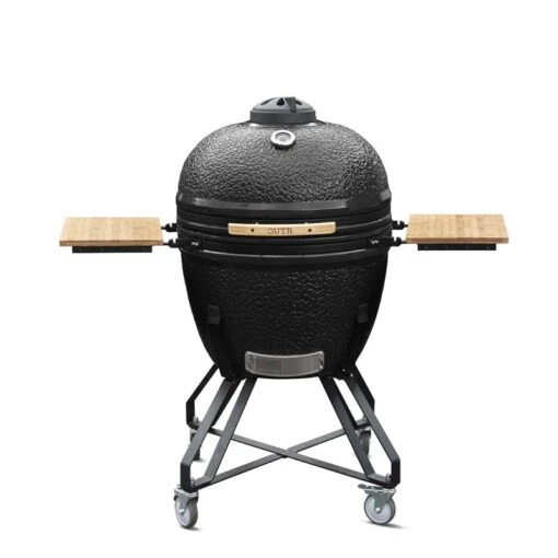 Barbecue Céramique Kamado XXL 70 Cm Noir -Aco || Spax || Fila Soldes Magasin barbecue ceramique kamado xxl 70 cm noir