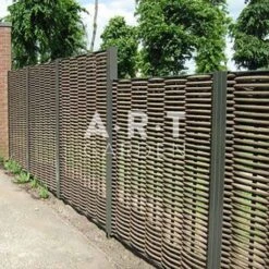 Cloture Renforcée Simple Tressage Composite Fibre Arrondie Spécial Bord De Mer