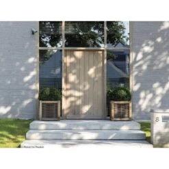 Jardinière En Chêne Avec Tressage Noisetier - Avec Ou Sans Bac - 2 Tailles Disponibles -Aco || Spax || Fila Soldes Magasin jardiniere en chene avec tressage noisetier avec ou sans bac 2 tailles disponibles 4