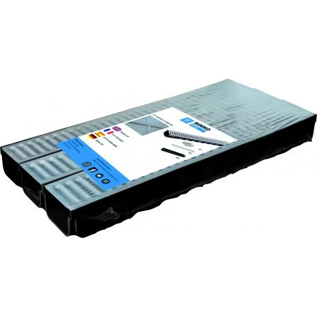 Kit 3m Standard - 3 Caniveaux + 3 Grilles Galva + 1 Kit De Fonds 3 Kit 3m Standard - 3 Caniveaux + 3 Grilles Galva + 1 Kit De Fonds