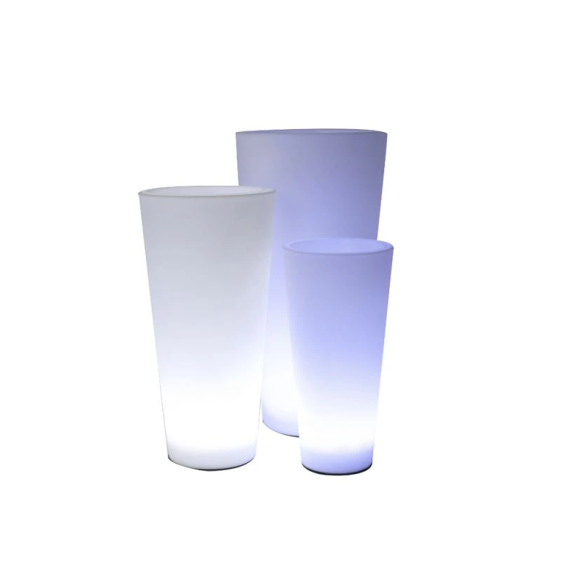 Pot Lumineux Rond Verso Papi - Nomade Ou Sur Prise Secteur - 9L, 17L Ou 33L 3 Pot Lumineux Rond Verso Papi - Nomade Ou Sur Prise Secteur - 9L, 17L Ou 33L